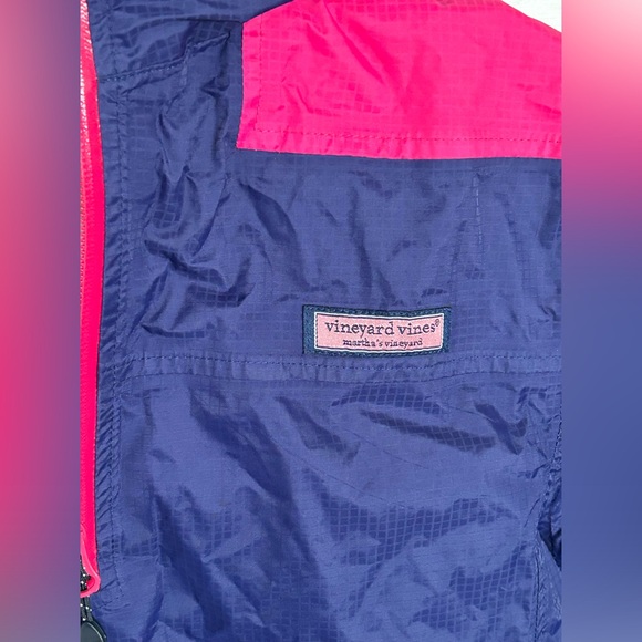 VINEYARD VINES womens size small pull over rain jacket with peak-a-boo hood - Picture 6 of 8